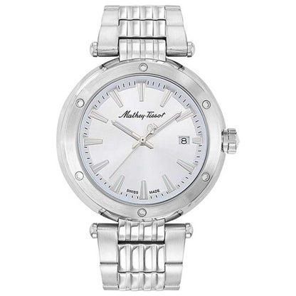 Front view of Mathey Tissot Neptune Men's Quartz Watch H912AI