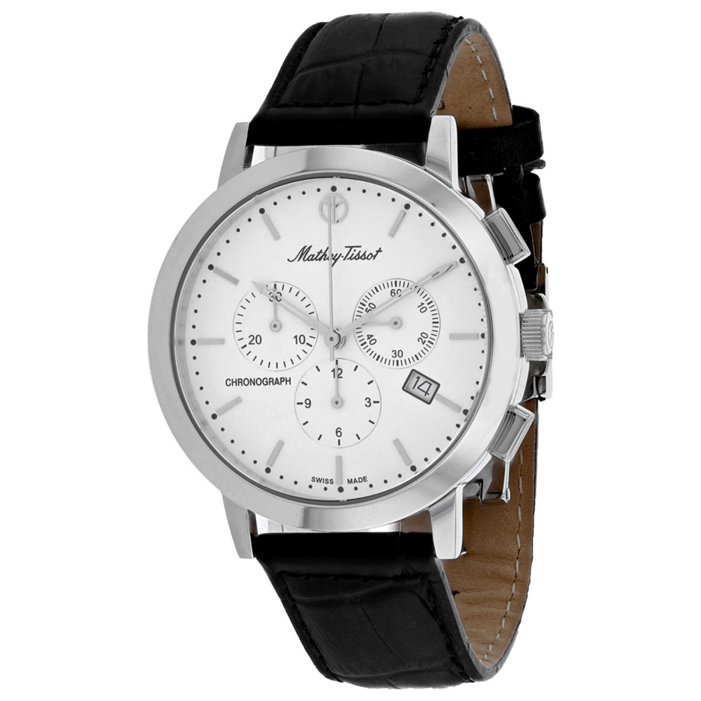 Front view of Mathey Tissot Classic Men's Quartz Watch H9315CHALI