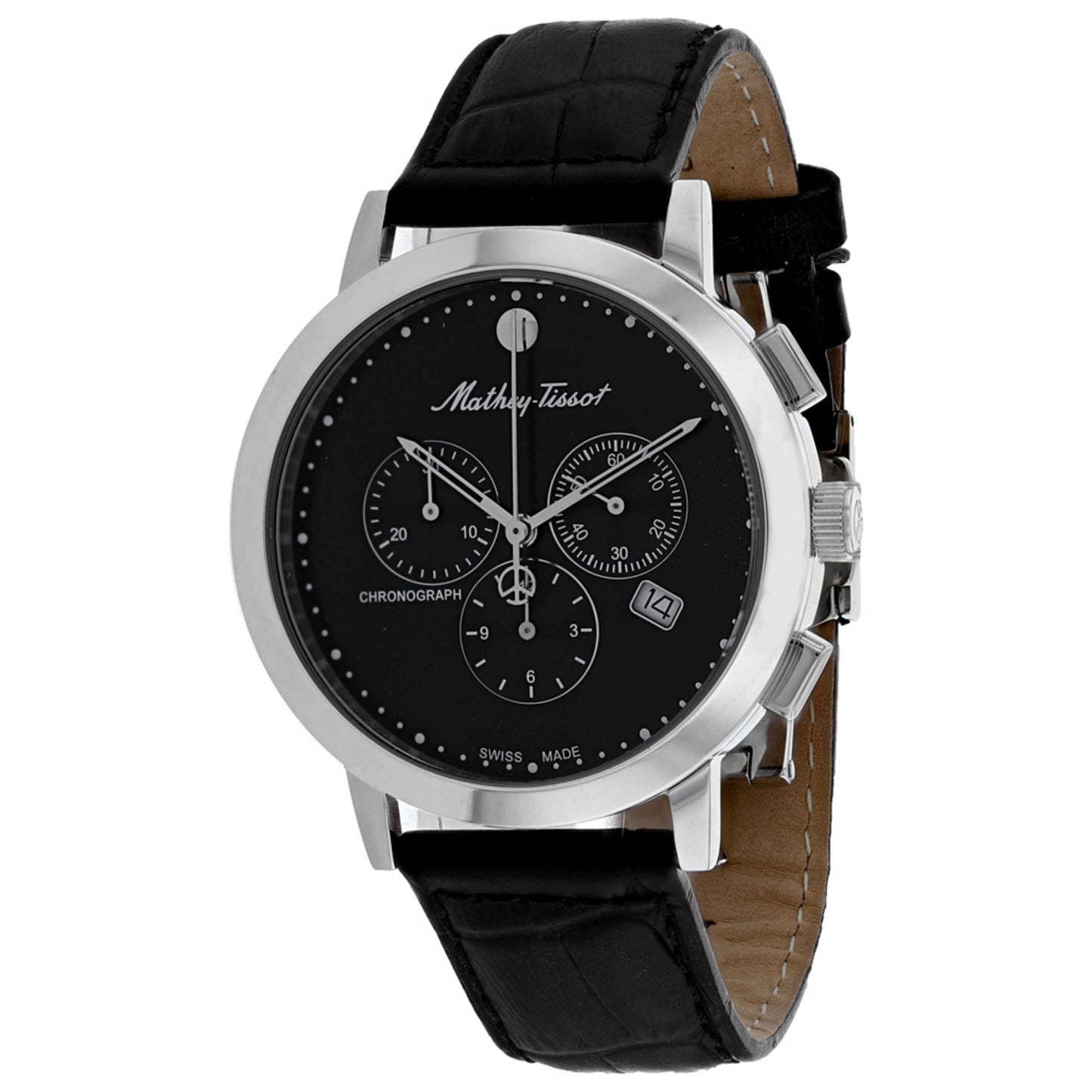 Front view of Mathey Tissot Classic Men's Quartz Watch H9315CHALM