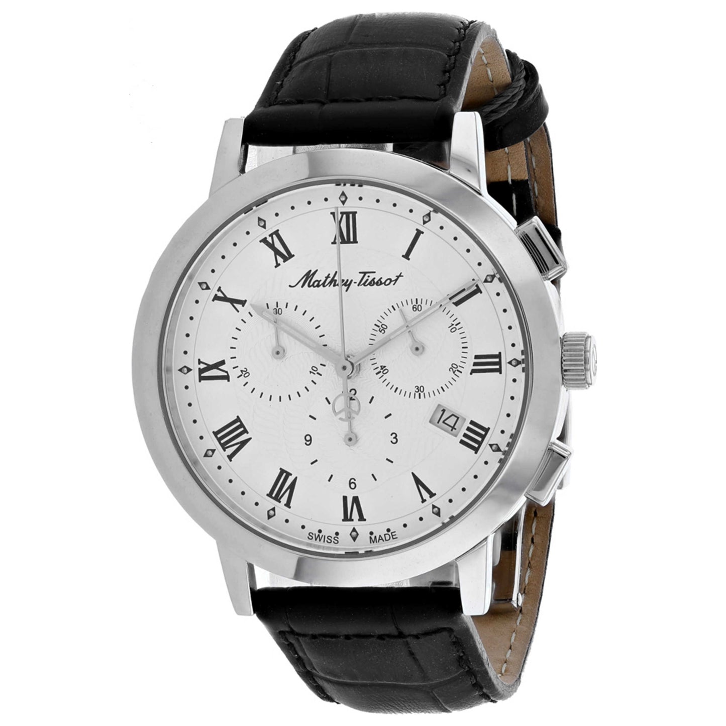 Front view of Mathey Tissot Sport Classic Men's Quartz Watch H9315CHRLAI