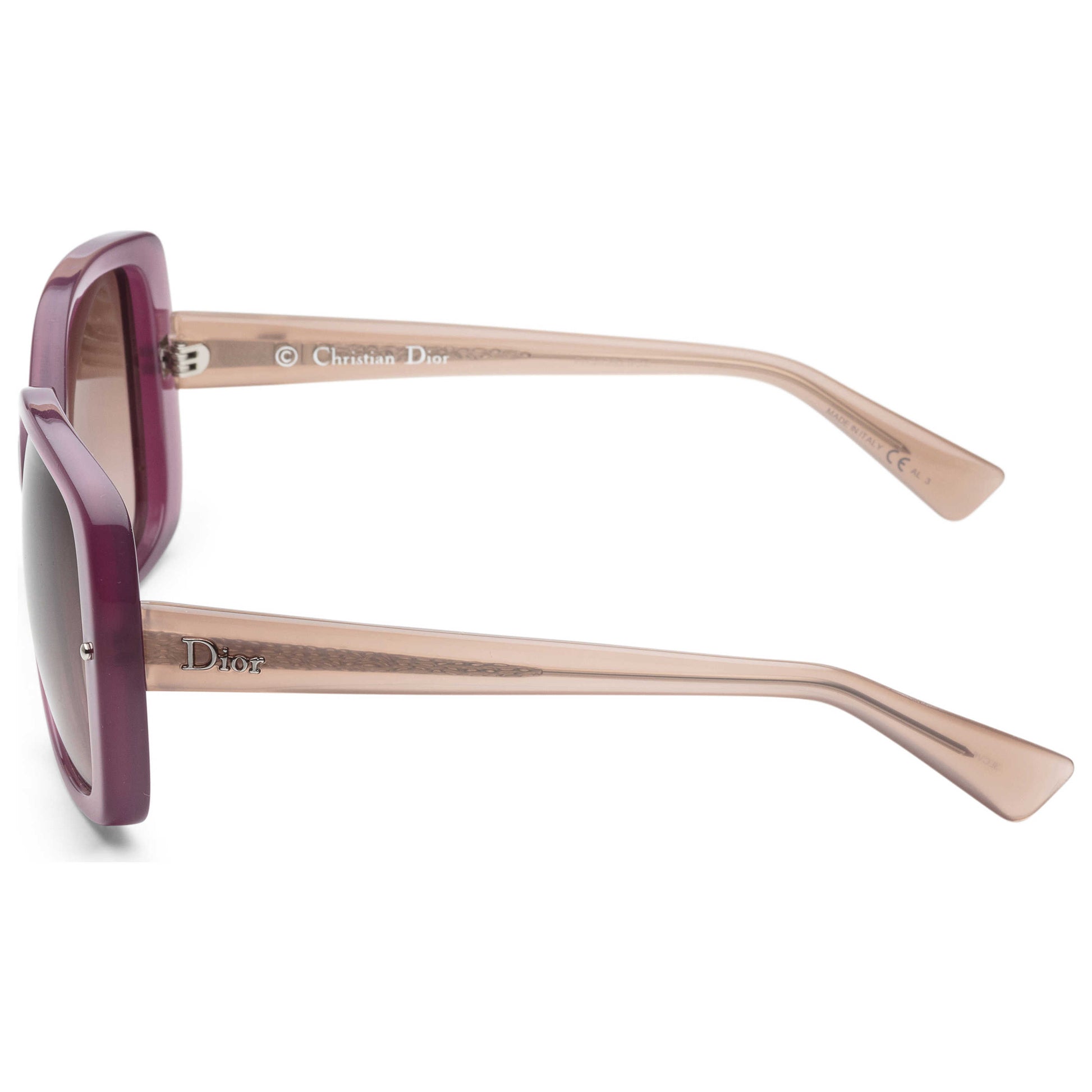 Left view of Christian Dior Hatuaa Women's Sunglasses HATUTS-E2J-HD