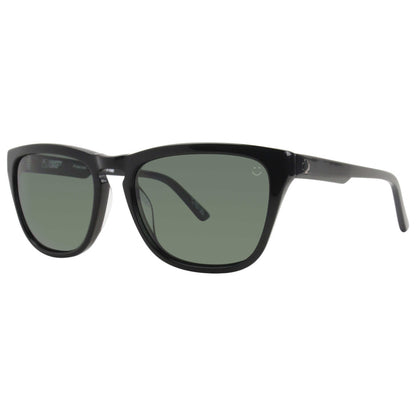 Front view of Spy Fashion Men's Sunglasses HAYES-HAPPYGREYGREEN-BLACK-0