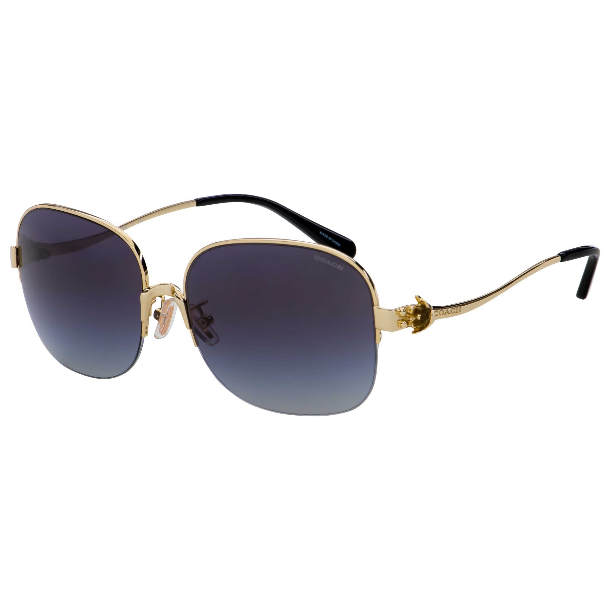 Front view of Coach Fashion Women's Sunglasses HC7068-929111-58