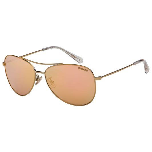 Front view of Coach Fashion Unisex Sunglasses HC7079-93317J-58