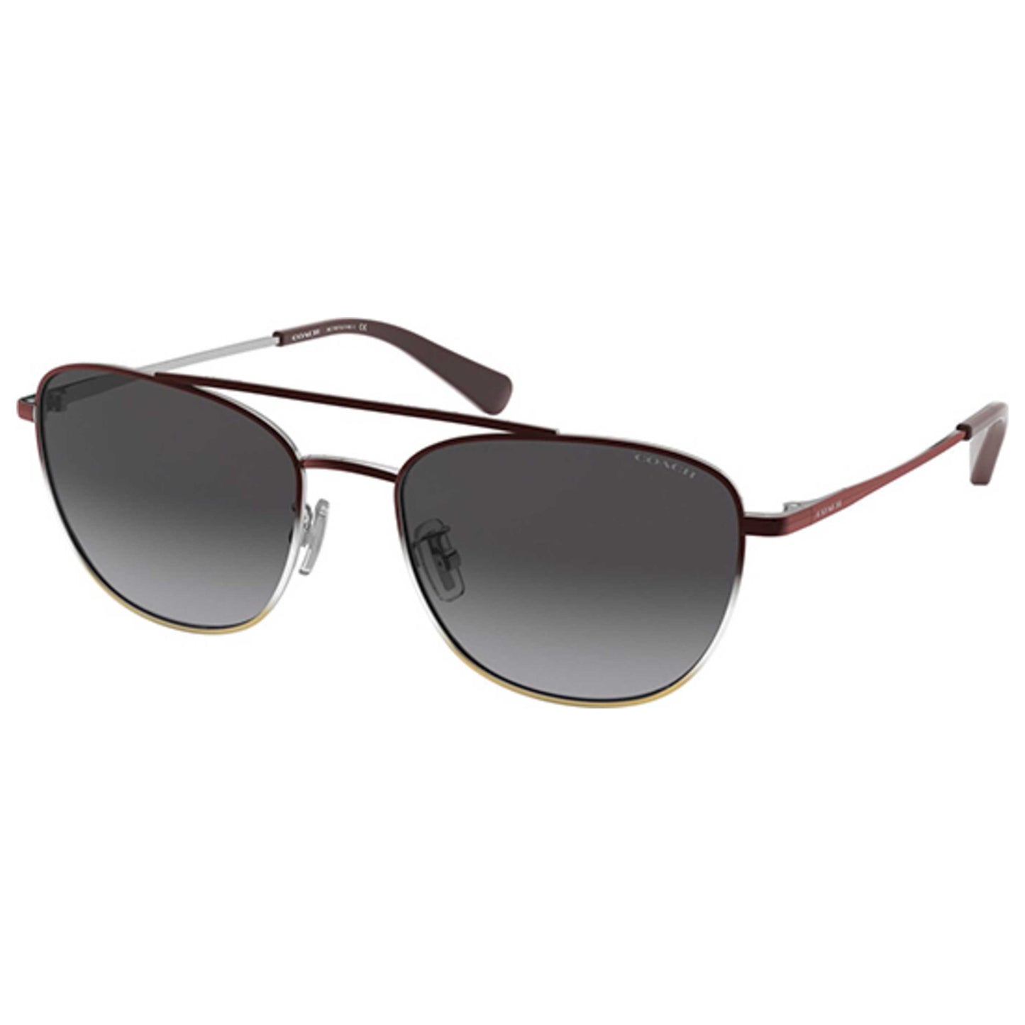 Front view of Coach Designer Women's Sunglasses HC7107-93418G-55