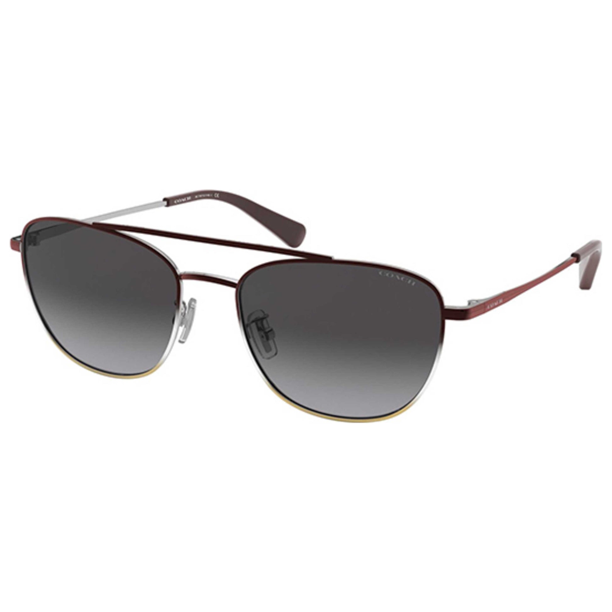 Front view of Coach Designer Women's Sunglasses HC7107-93418G-55