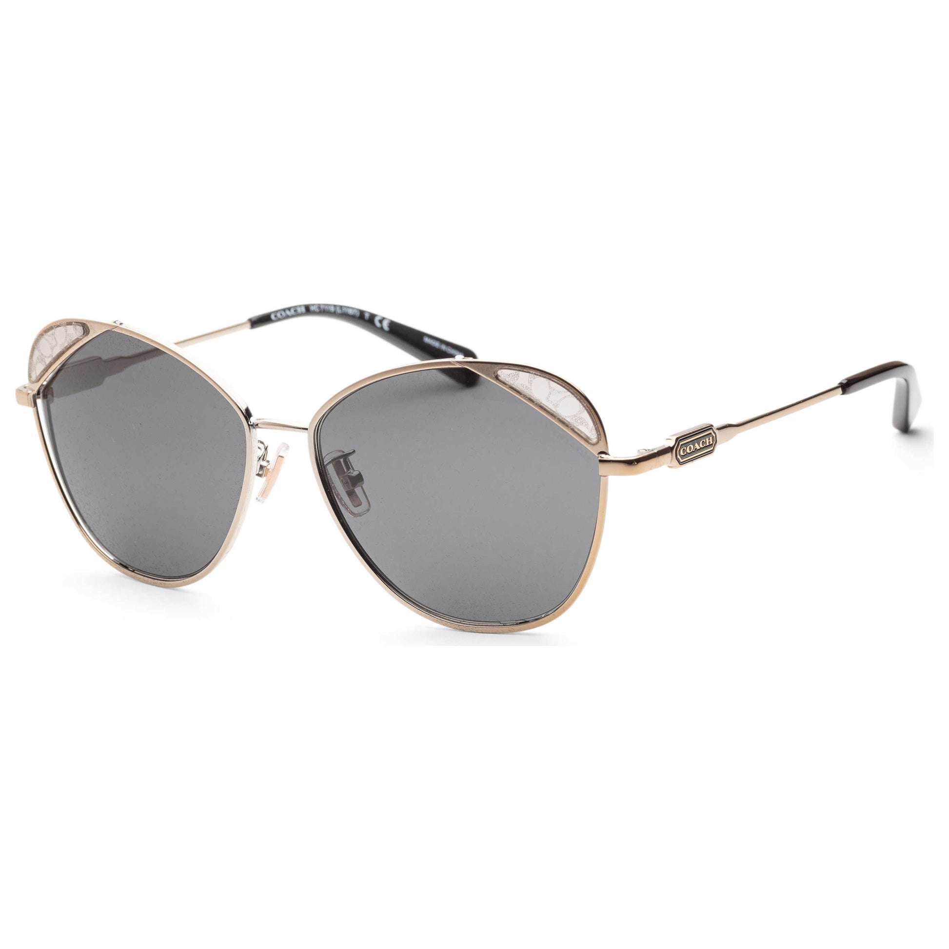 Front view of Coach Fashion Women's Sunglasses HC7119-934687-59