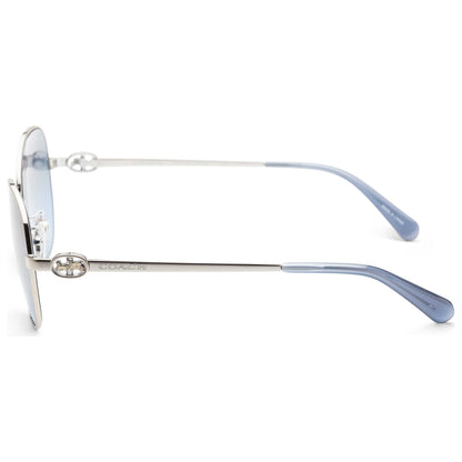 Left view of Coach Fashion Women's Sunglasses HC7123-90018F-57