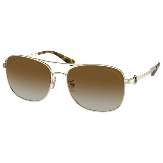 Front view of Coach Fashion Women's Sunglasses HC7127-9005T5-56