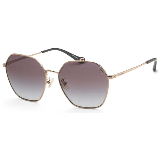Front view of Coach Fashion Women's Sunglasses HC7132-93318G-58