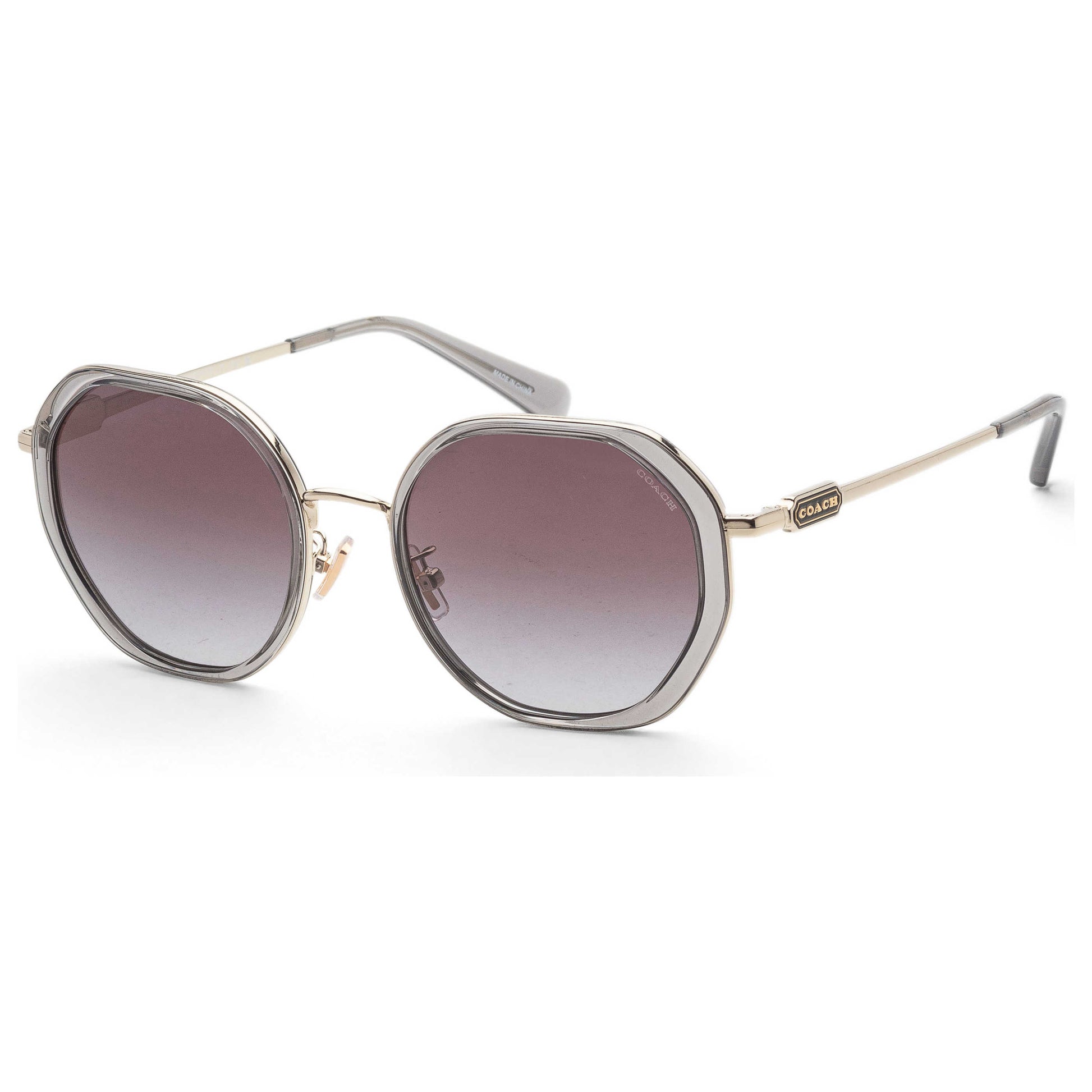 Front view of Coach Fashion Women's Sunglasses HC7141-90058G-54