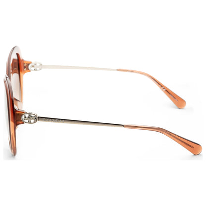 Left view of Coach Fashion Women's Sunglasses HC8314F-563974-59