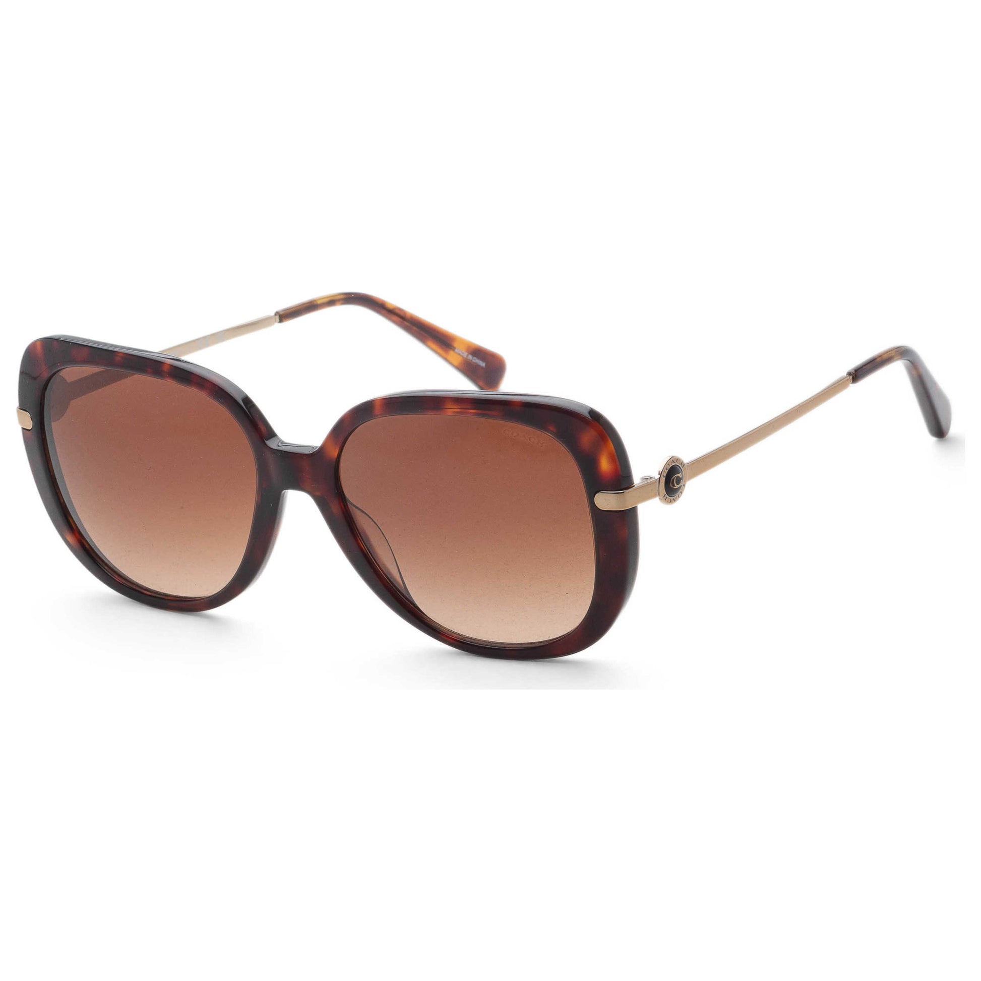 Front view of Coach Women's Sunglasses HC8320-512074-55