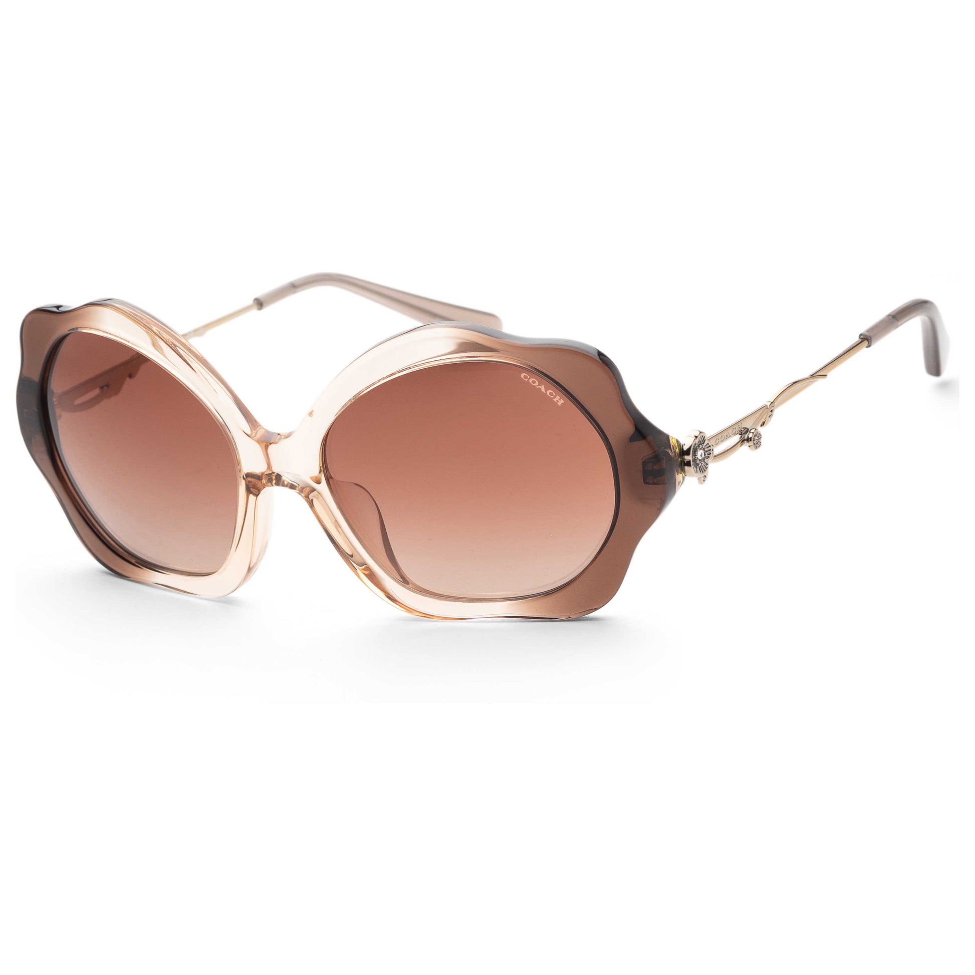 Front view of Coach Fashion Women's Sunglasses HC8346BU-54008D-55