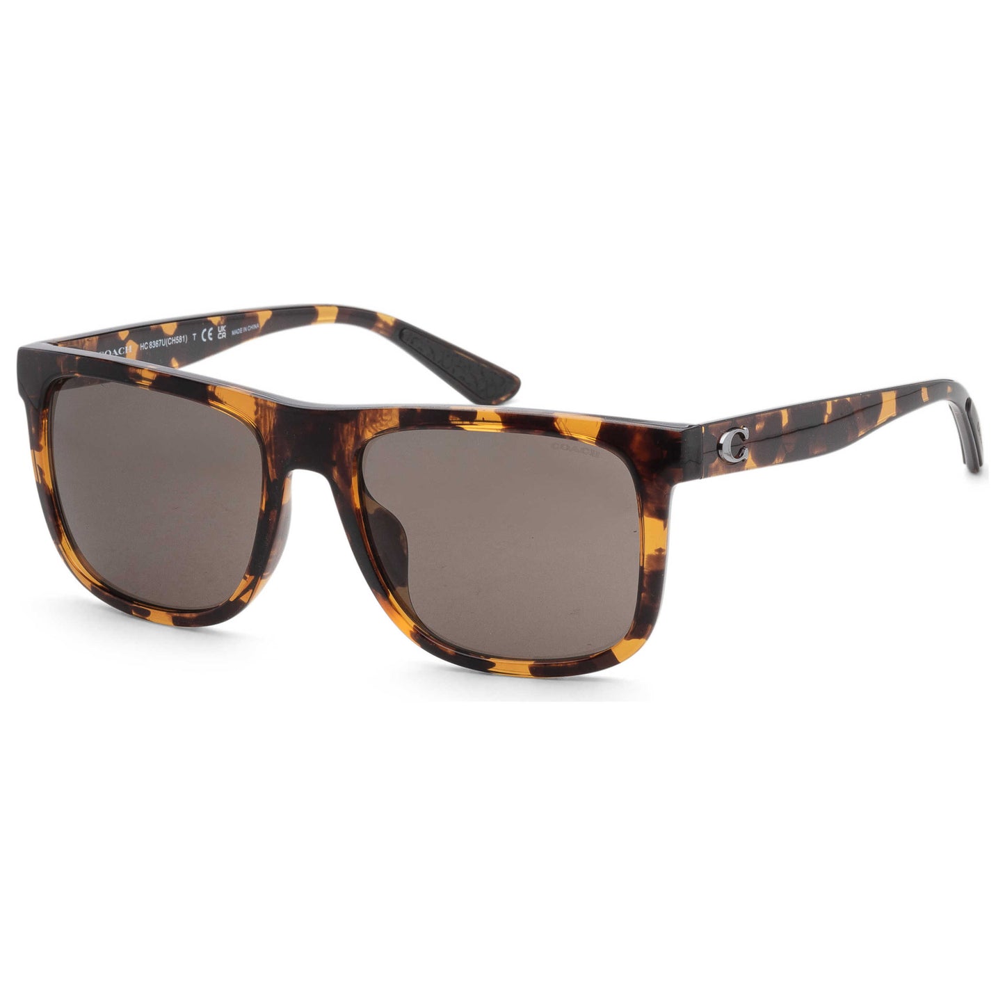Front view of Coach Fashion Men's Sunglasses HC8367U-51203-57