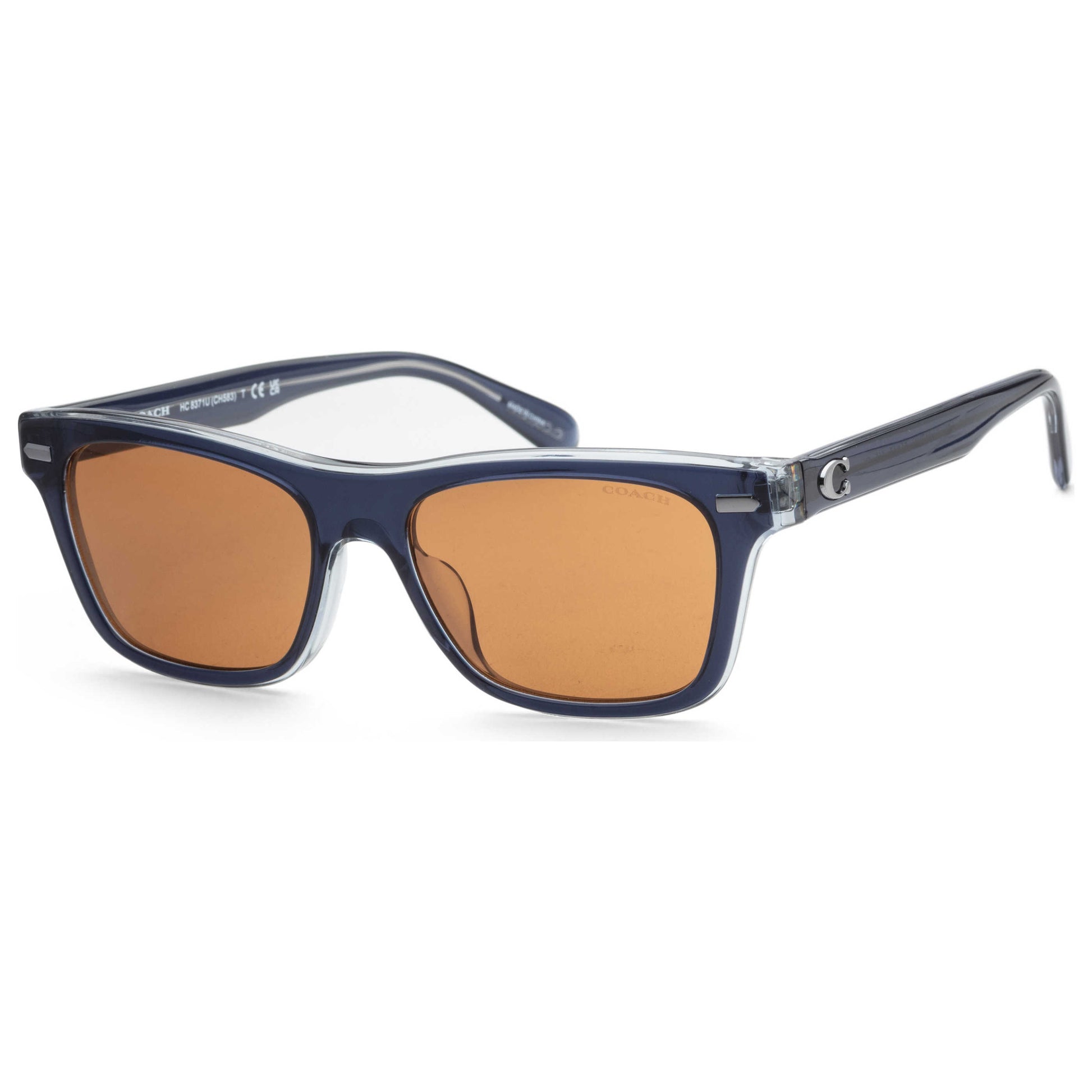 Front view of Coach Fashion Men's Sunglasses HC8371U-575773-54
