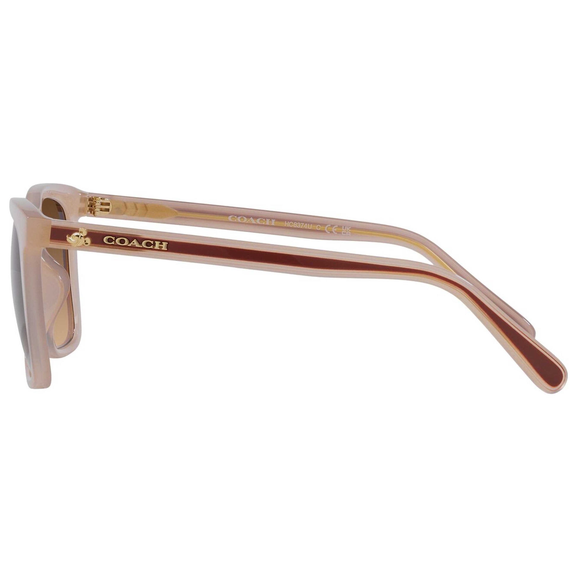 Right view of Coach Fashion Women's Sunglasses HC8374U-574774-51