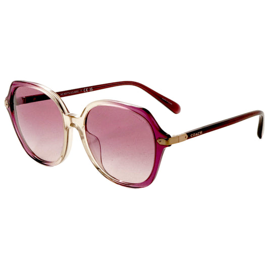 Front view of Coach Women's Sunglasses HC8377U-57737W-55