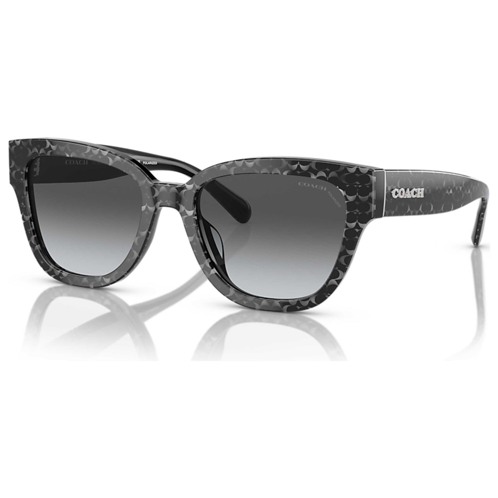 Front view of Coach Fashion Women's Sunglasses HC8379U-55208G-54