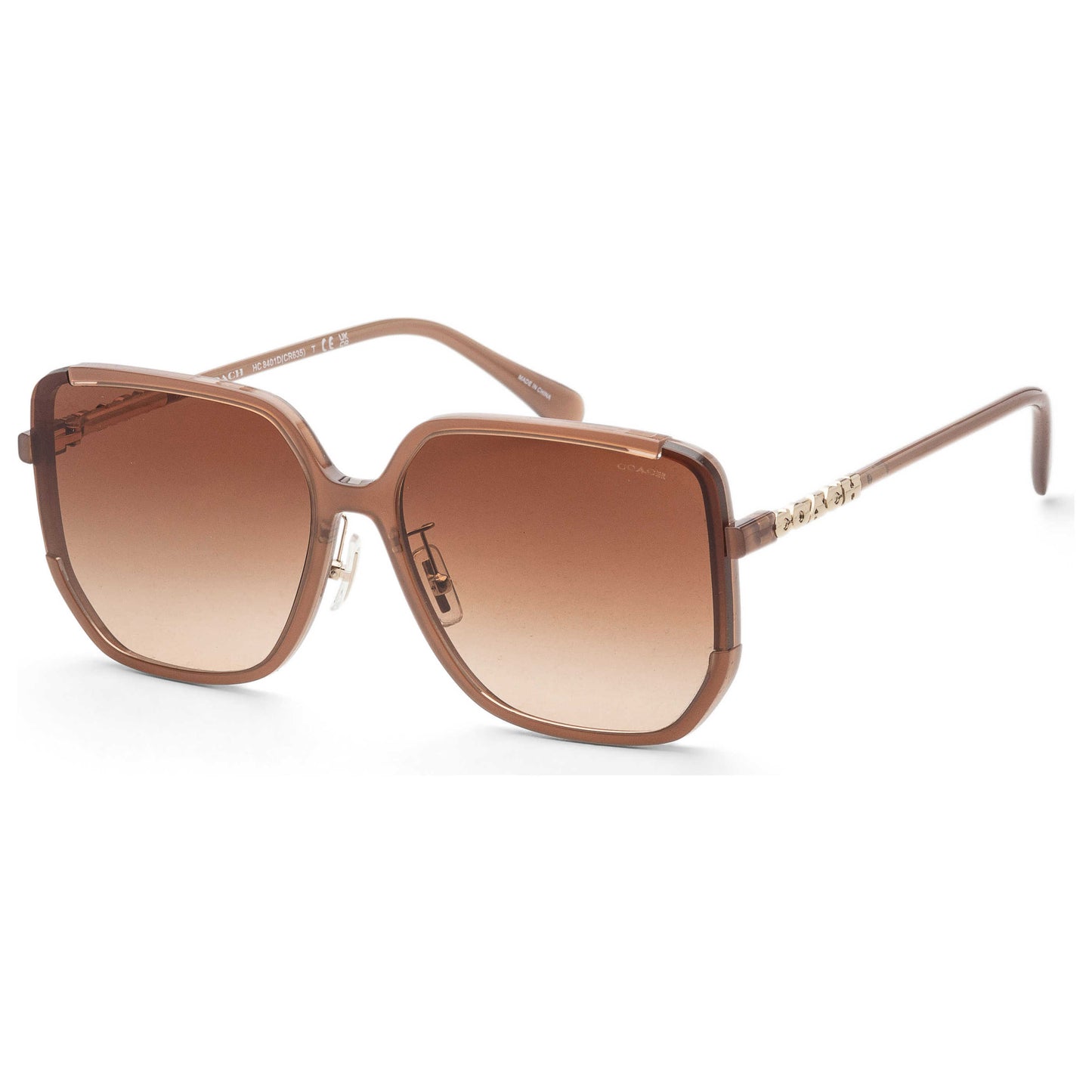 Front view of Coach Fashion Women's Sunglasses HC8401D-580874-64
