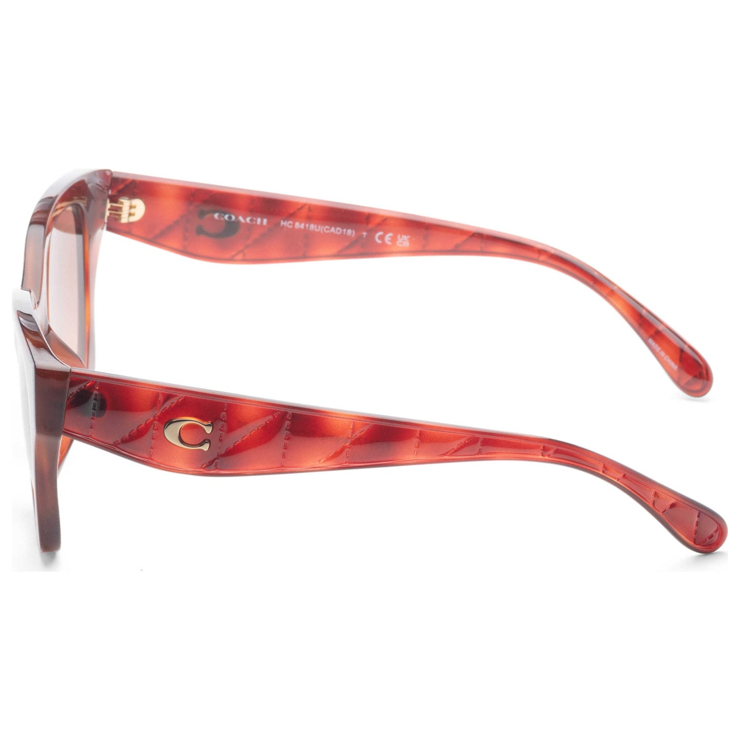 Left view of Coach Women's Sunglasses HC8418U-577413-53