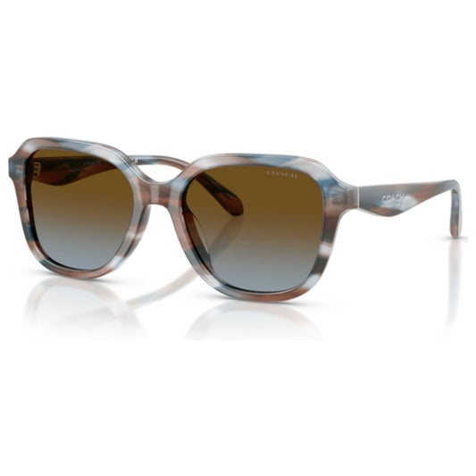 Front view of Coach Women's Sunglasses HC8437U-589913-53