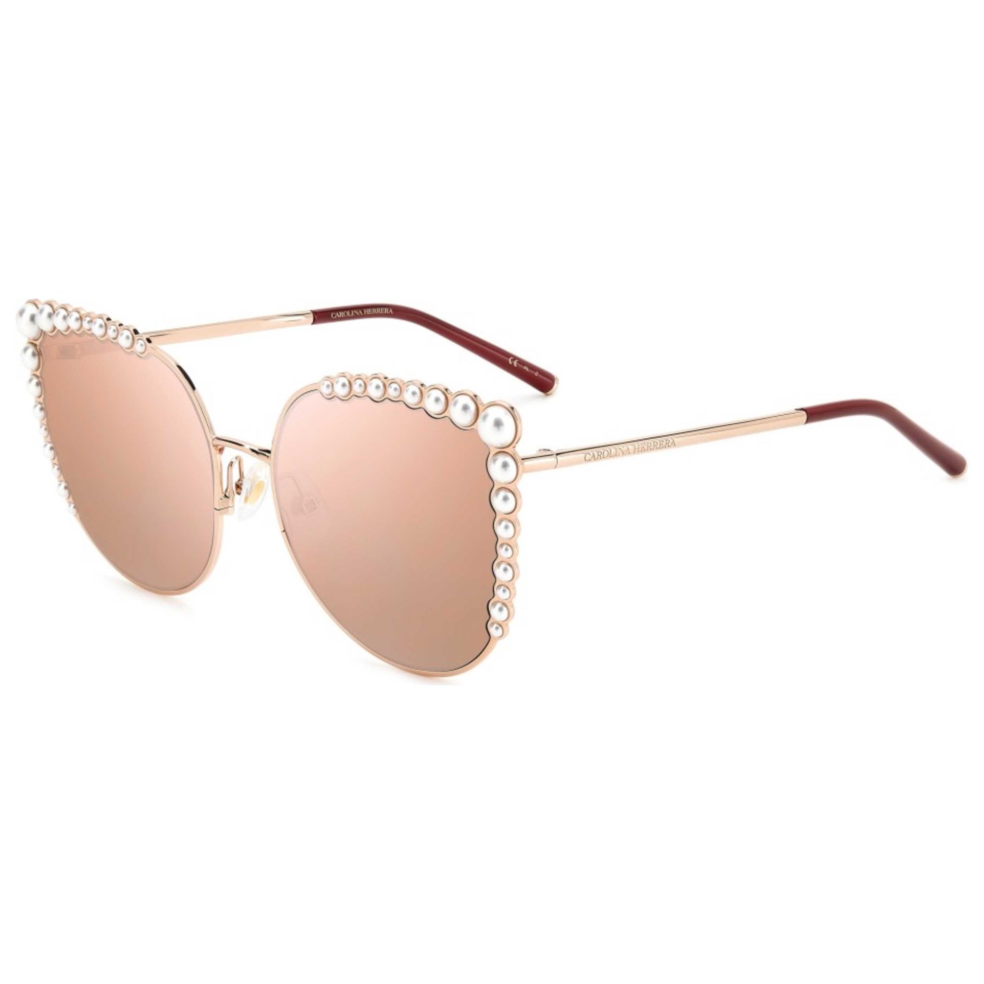 Front view of Carolina Herrera Her Women's Sunglasses HER0076S-0DDB-2S