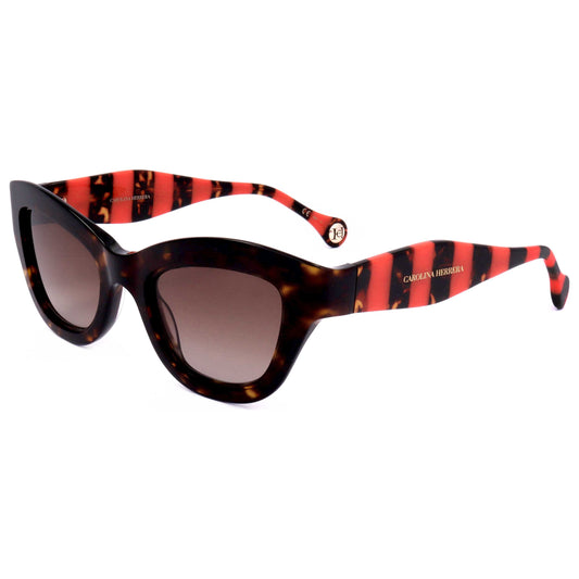 Front view of Carolina Herrera Women's Sunglasses HER0086-S-O63-51