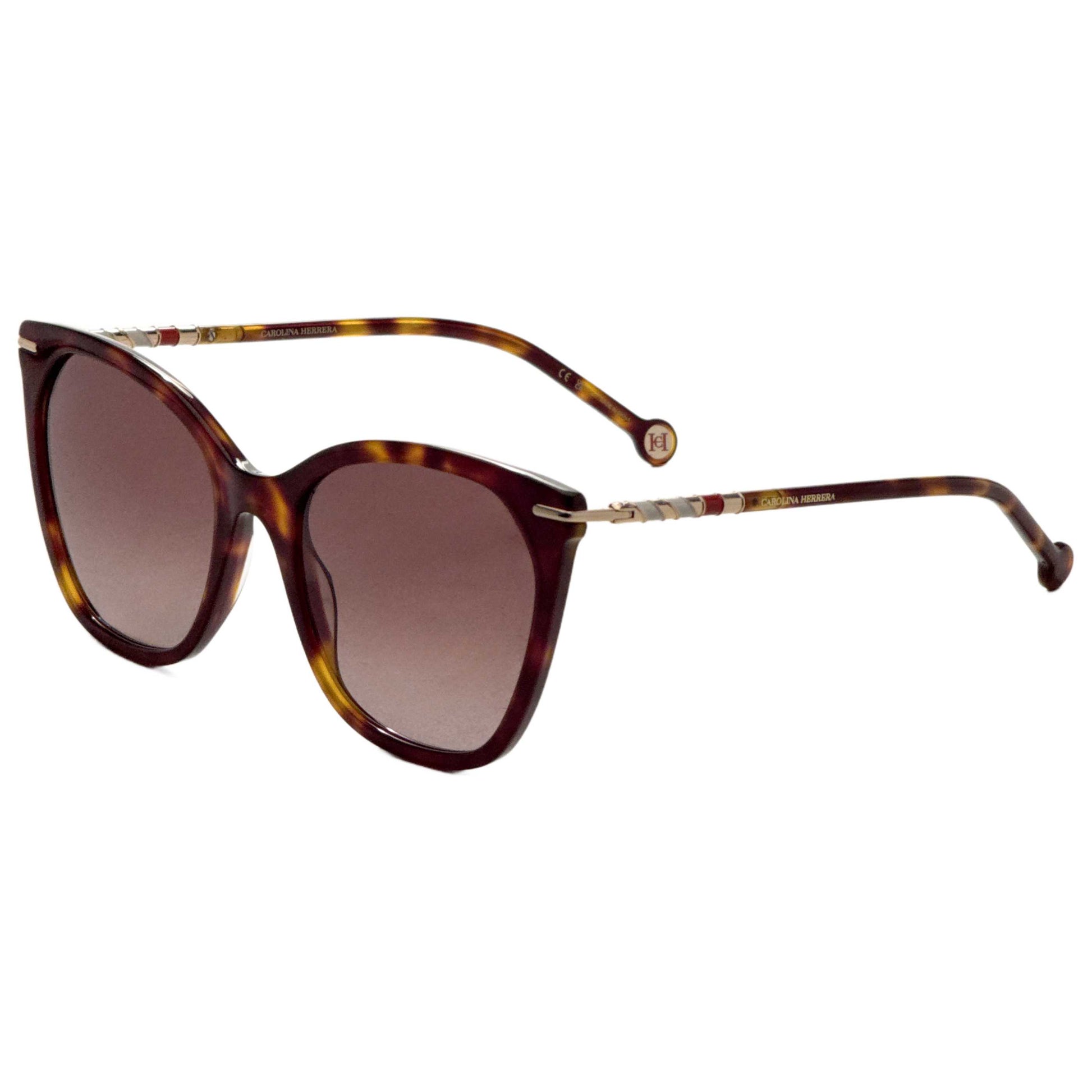 Front view of Carolina Herrera Women's Sunglasses HER0091S-005L-HA