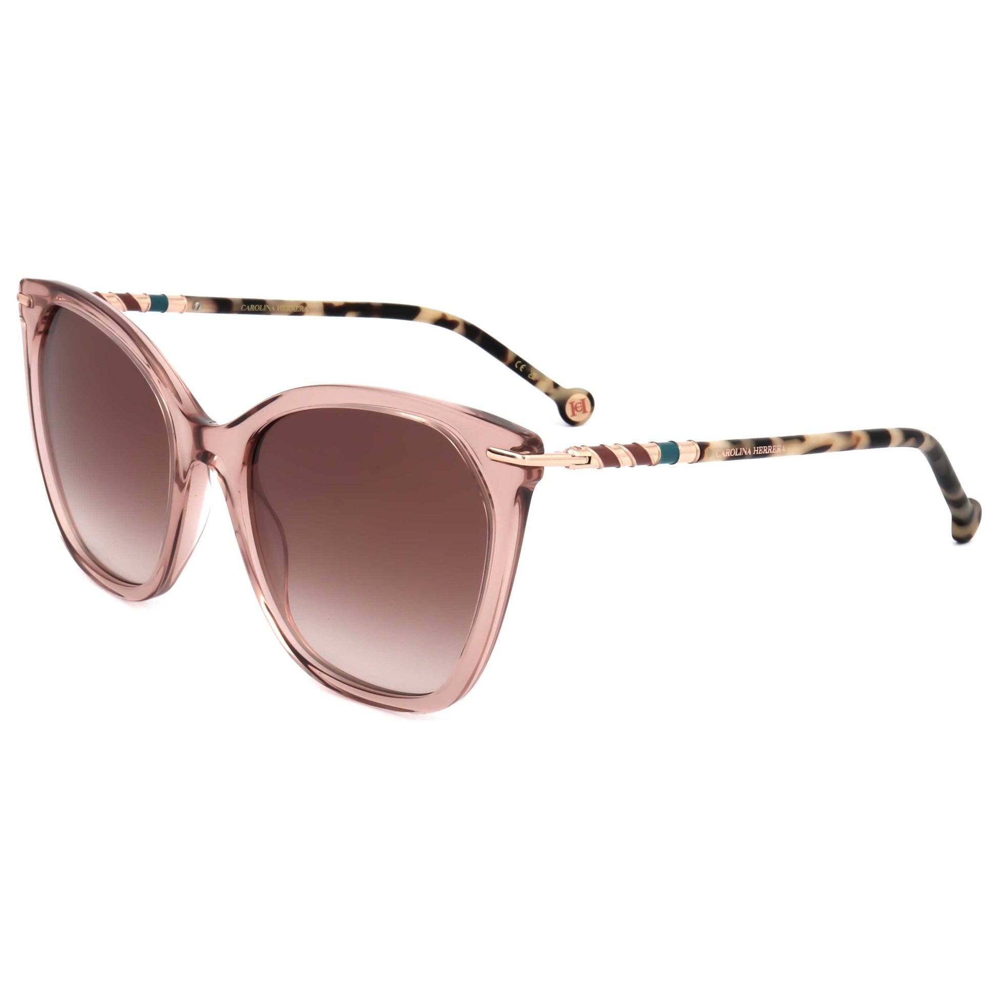 Front view of Carolina Herrera Women's Sunglasses HER0091S-0L93-HA