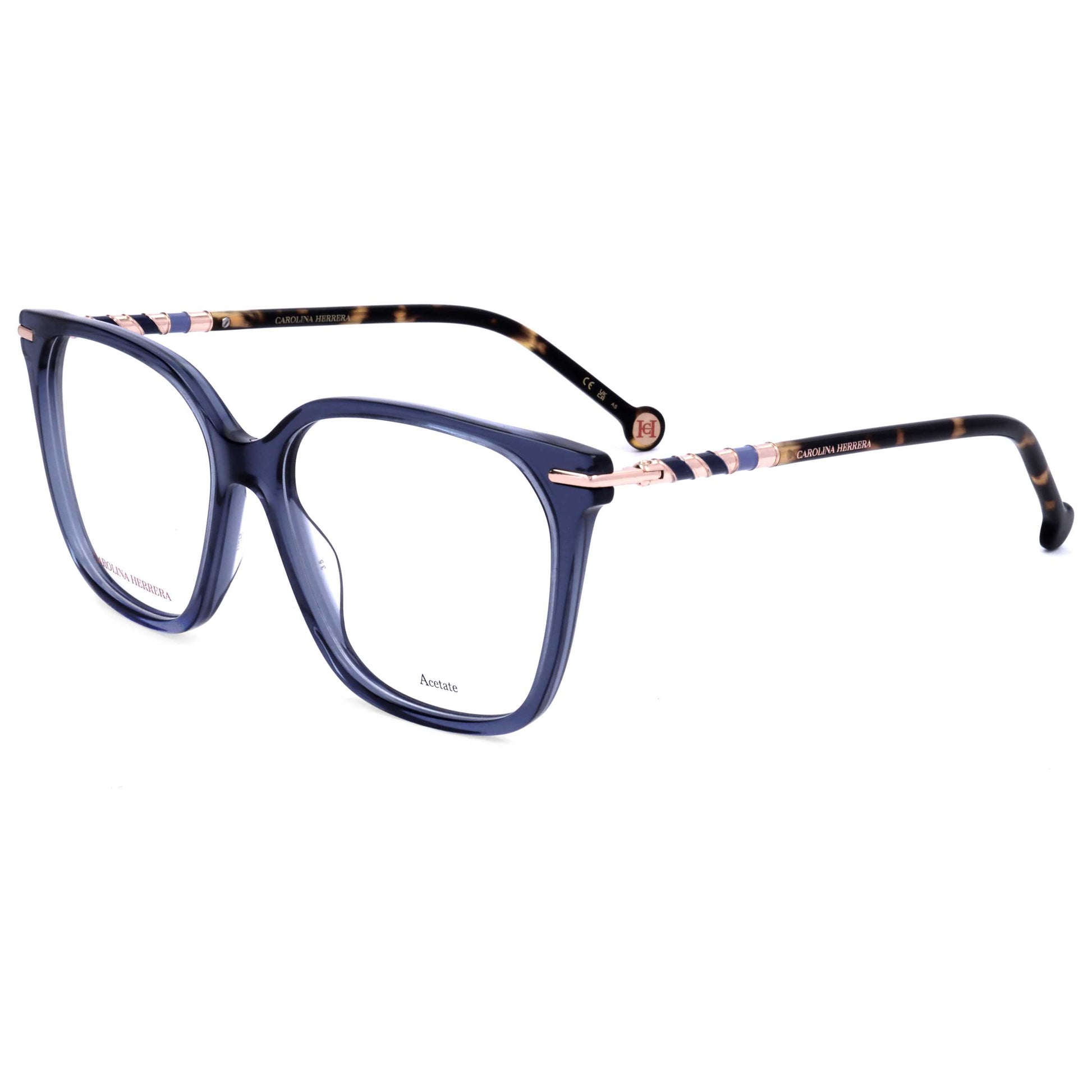 Front view of Carolina Herrera Women's Opticals HER0094-JBW-54