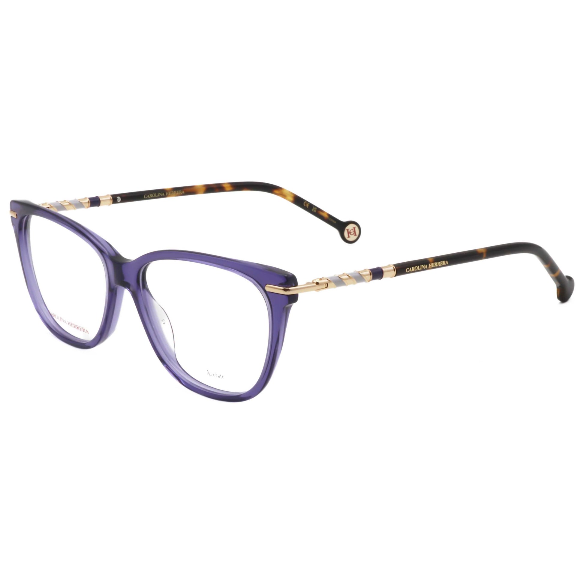 Front view of Carolina Herrera Women's Opticals HER0096-HKZ-54