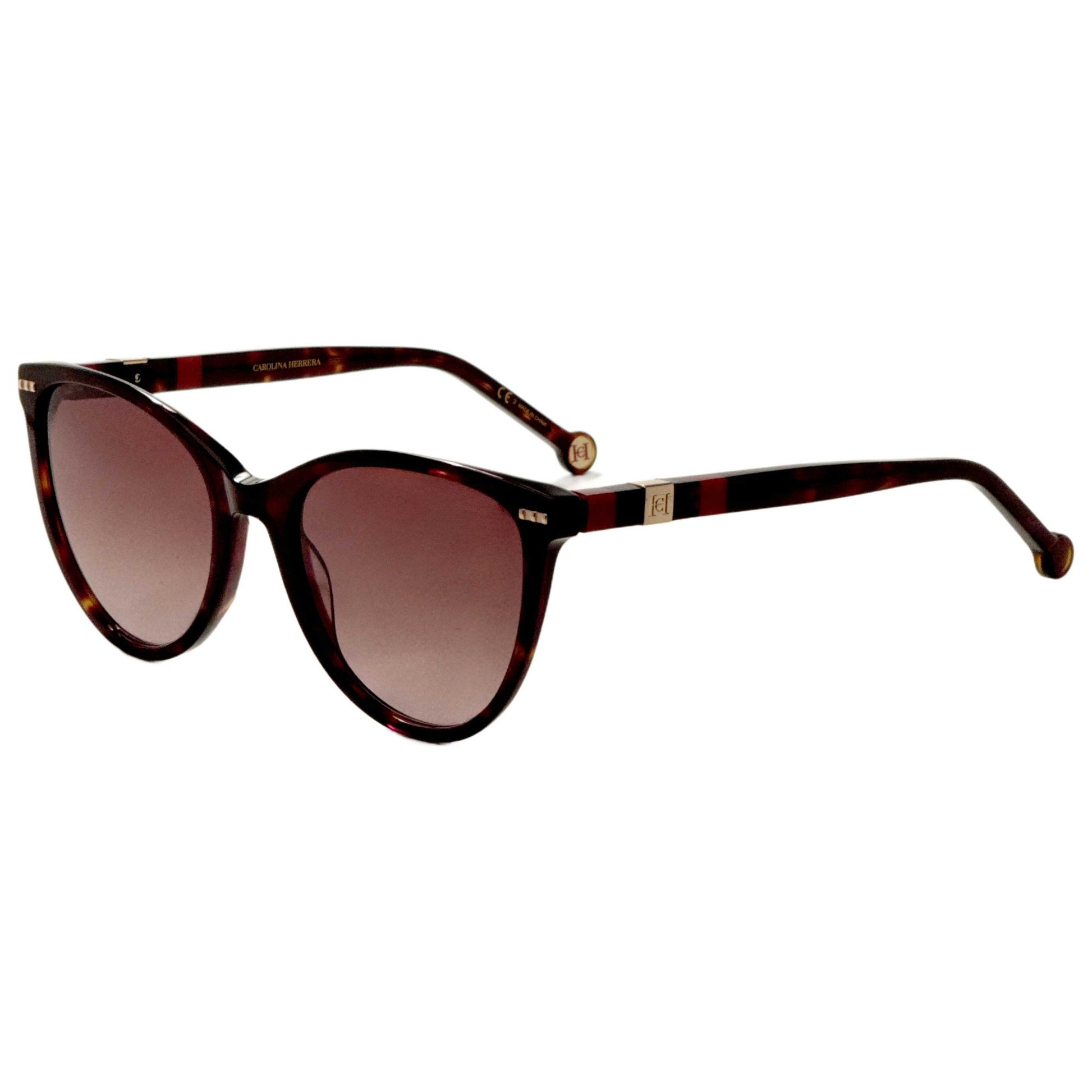 Front view of Carolina Herrera Women's Sunglasses HER0107-S-O63-57