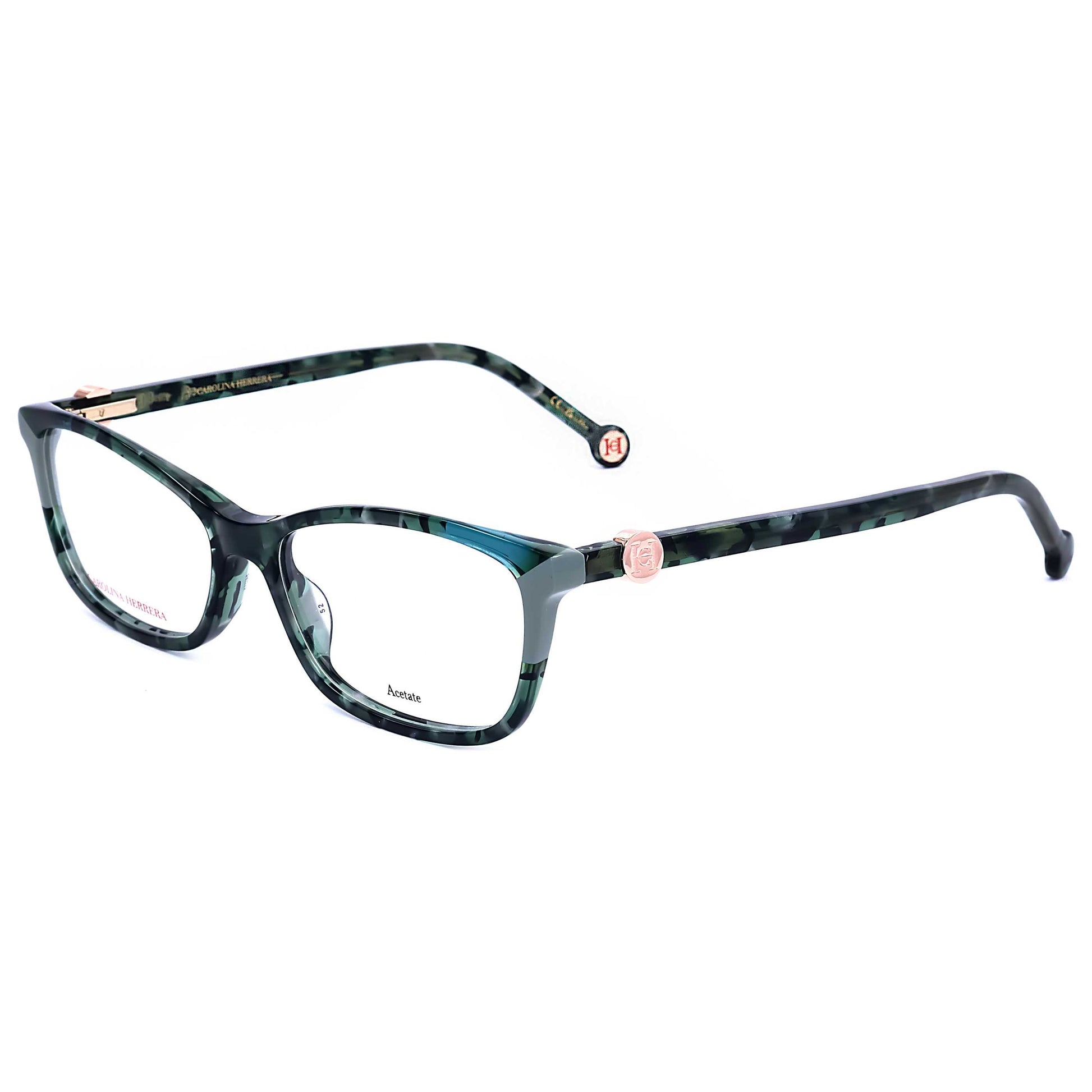 Front view of Carolina Herrera Women's Opticals HER0114-PHW-54
