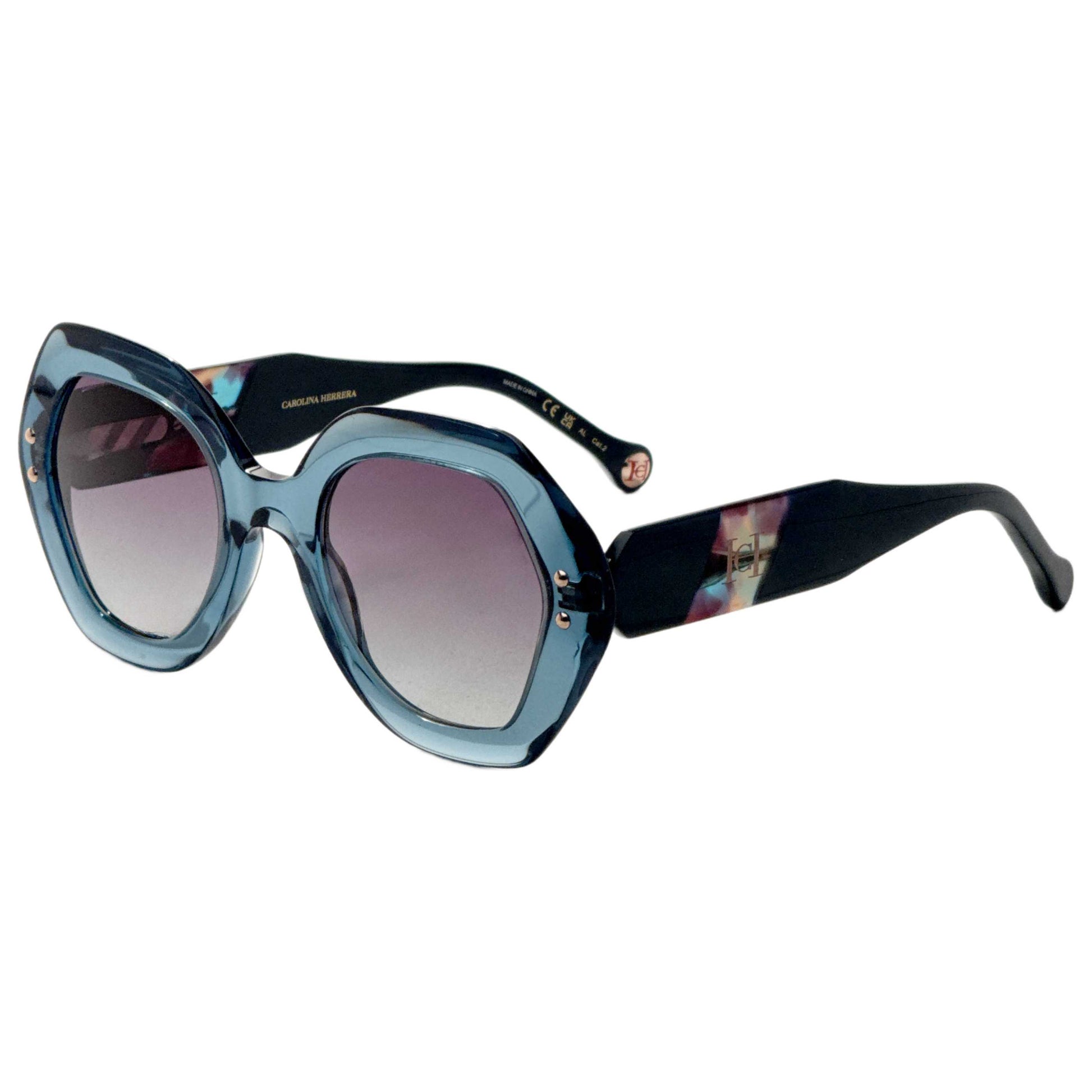 Front view of Carolina Herrera Women's Sunglasses HER0126-S-CVT-52
