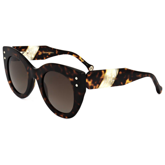 Front view of Carolina Herrera Women's Sunglasses HER0127-S-C9K-50