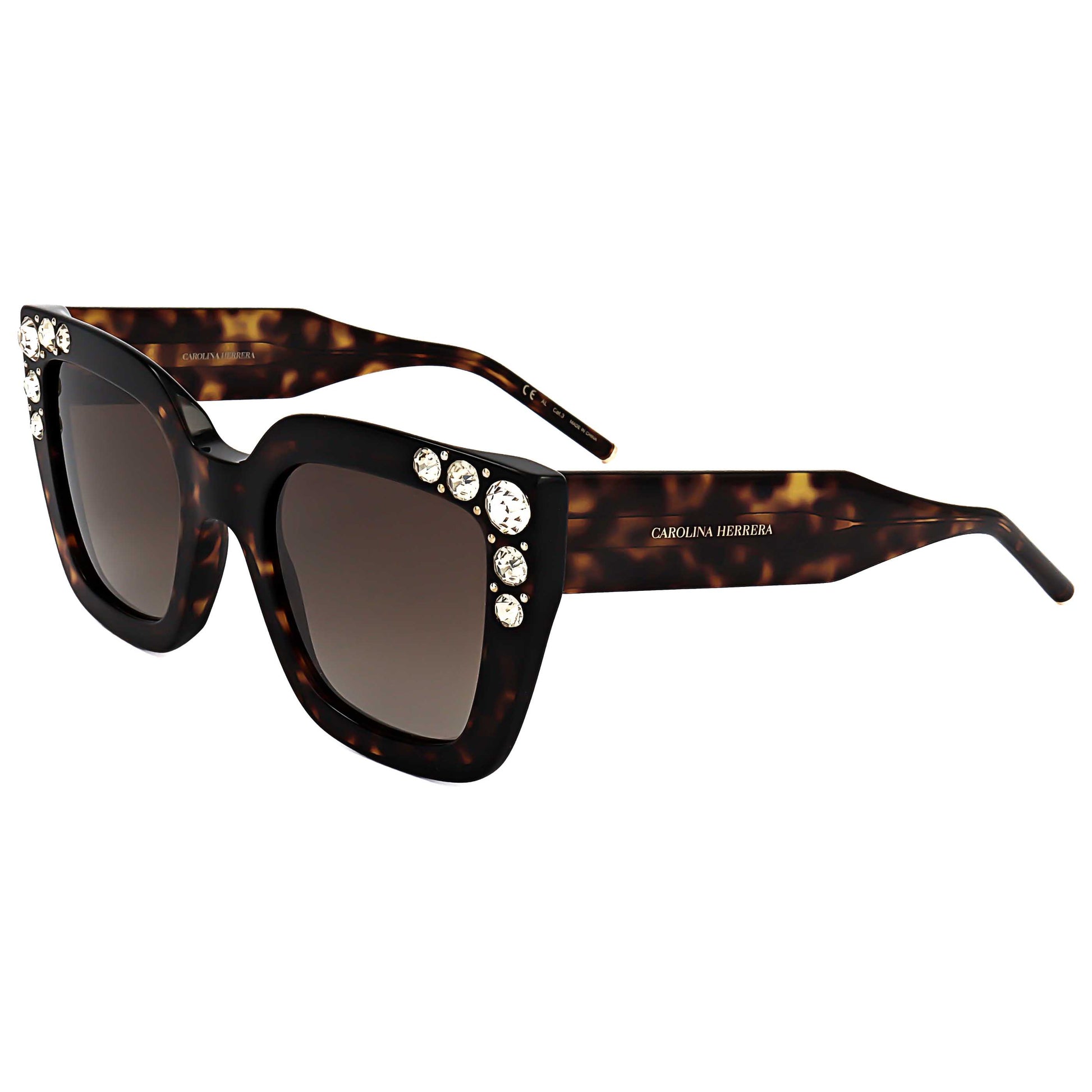 Front view of Carolina Herrera Women's Sunglasses HER0130-S-086-52