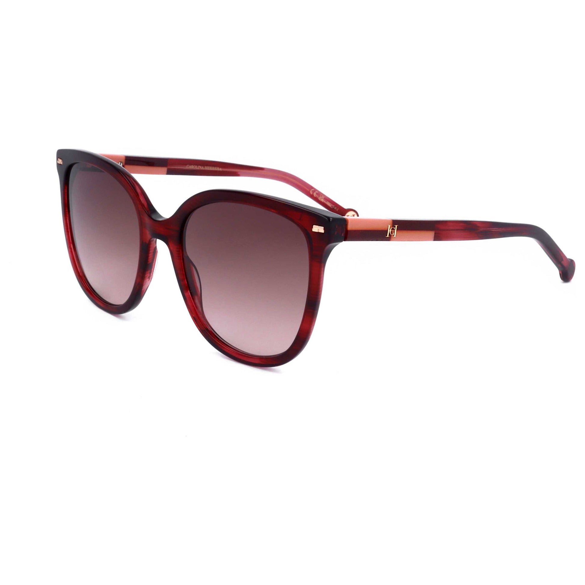 Front view of Carolina Herrera Women's Sunglasses HER0136-S-K4G-55