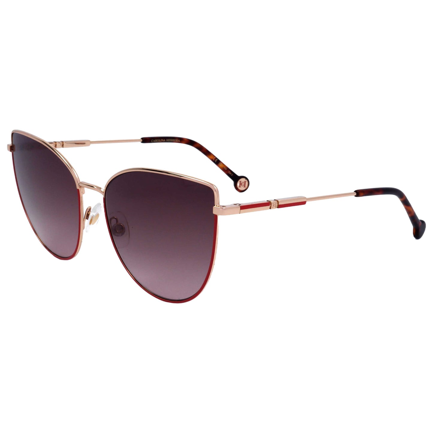 Front view of Carolina Herrera Women's Sunglasses HER0138-S-Y11-59