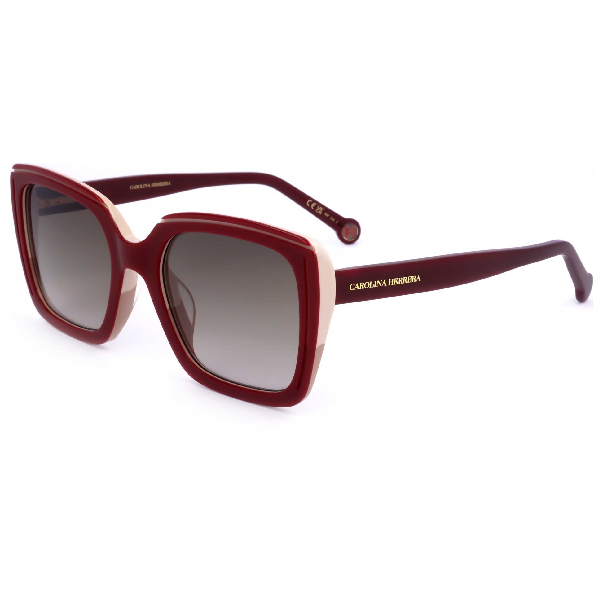Front view of Carolina Herrera Women's Sunglasses HER0143-G-S-R9S-53