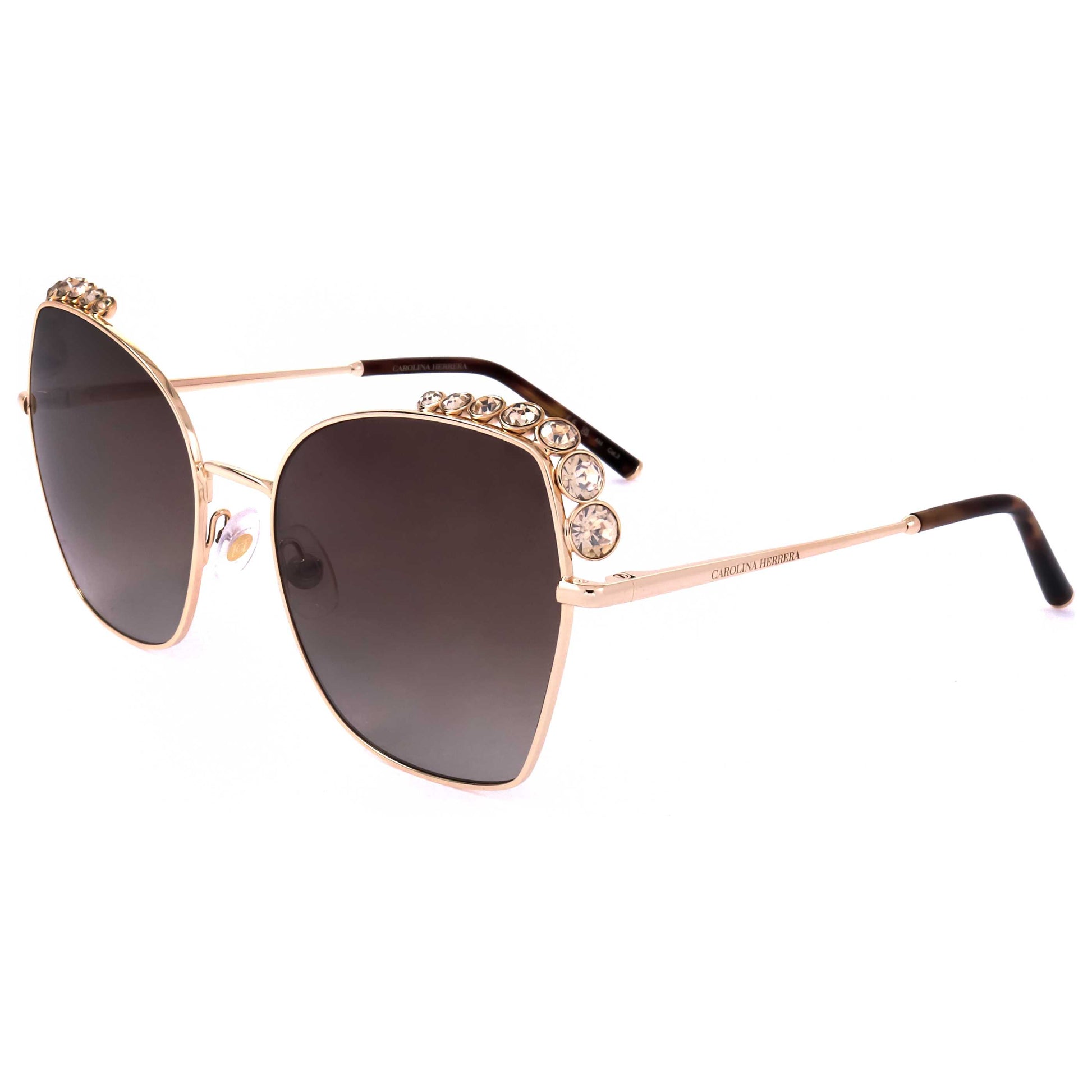 Front view of Carolina Herrera Women's Sunglasses HER0145-S-000-59