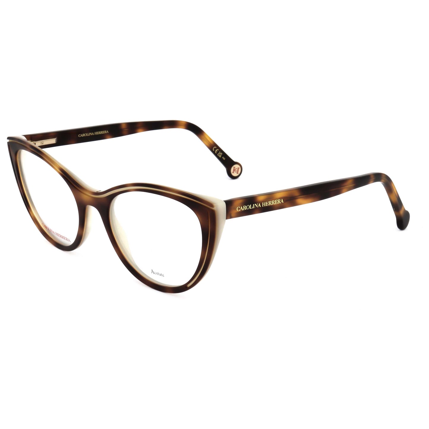 Front view of Carolina Herrera Women's Eyeglasses HER0171-C9K-53