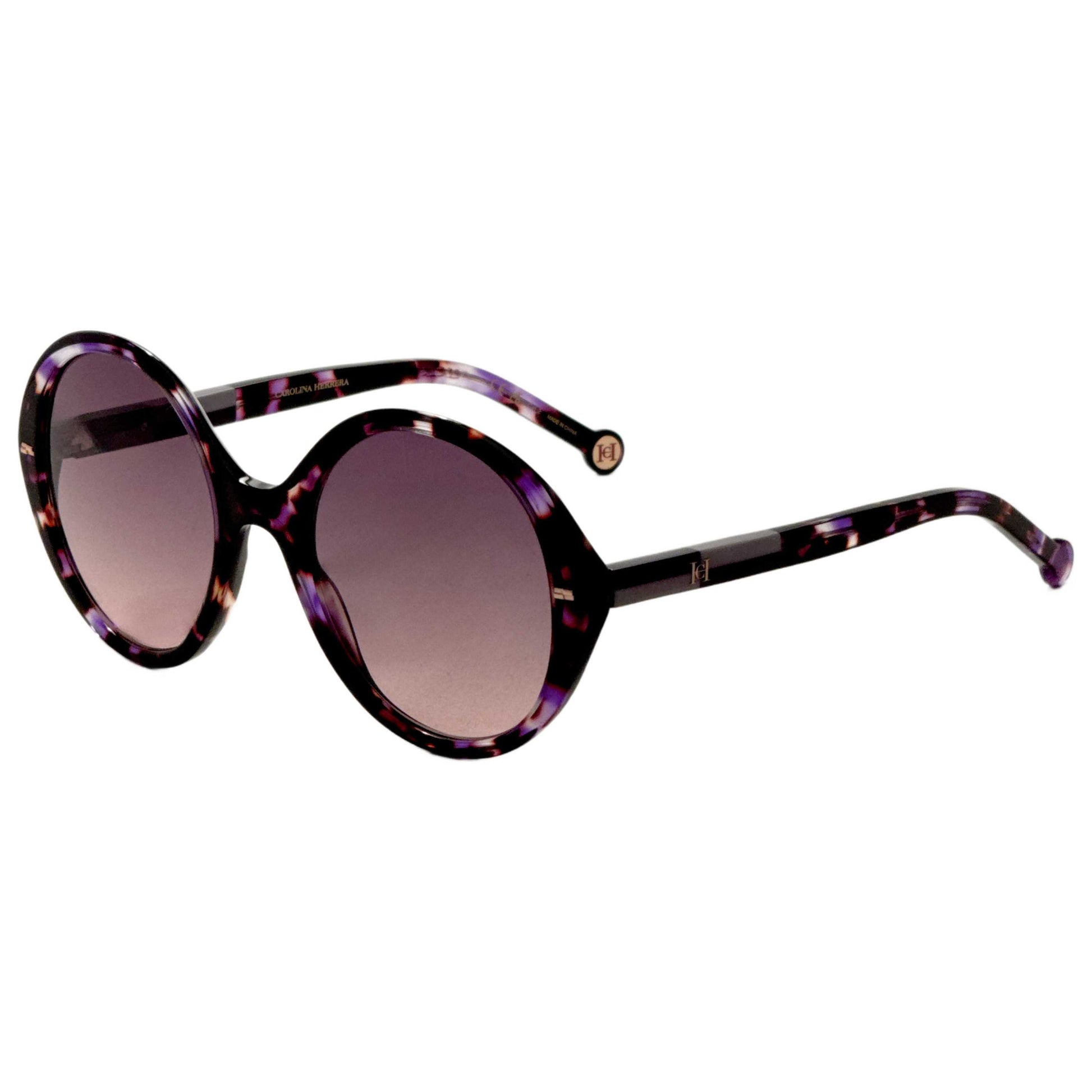 Front view of Carolina Herrera Women's Sunglasses HER0177-S-YJM-55