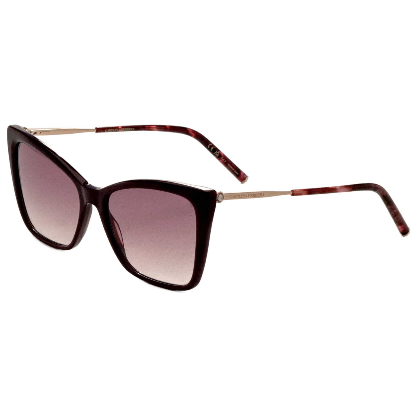 Front view of Carolina Herrera Women's Sunglasses HER0180S-06K3-HA