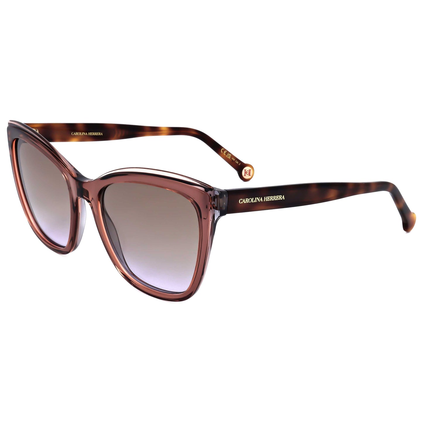 Front view of Carolina Herrera Women's Sunglasses HER0188-S-NUX-55