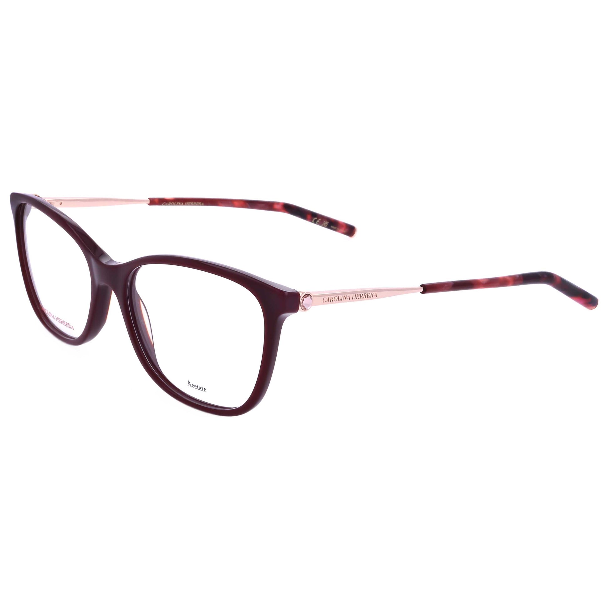 Front view of Carolina Herrera Women's Eyeglasses HER0197-6K3-54