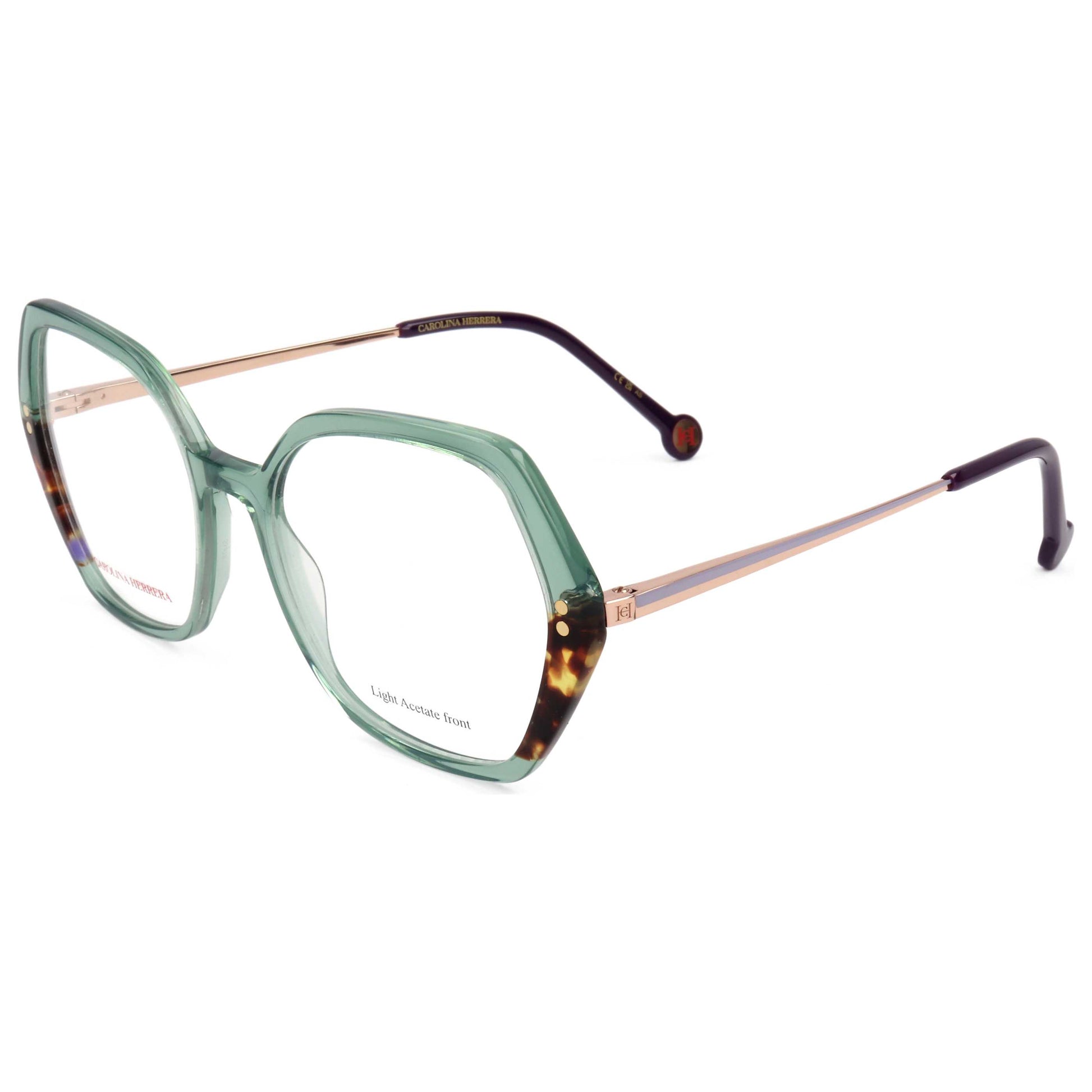 Front view of Carolina Herrera Women's Opticals HER0205-XGW-53