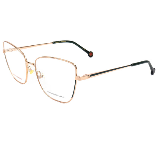 Front view of Carolina Herrera Women's Eyeglasses HER0209-PEF-56