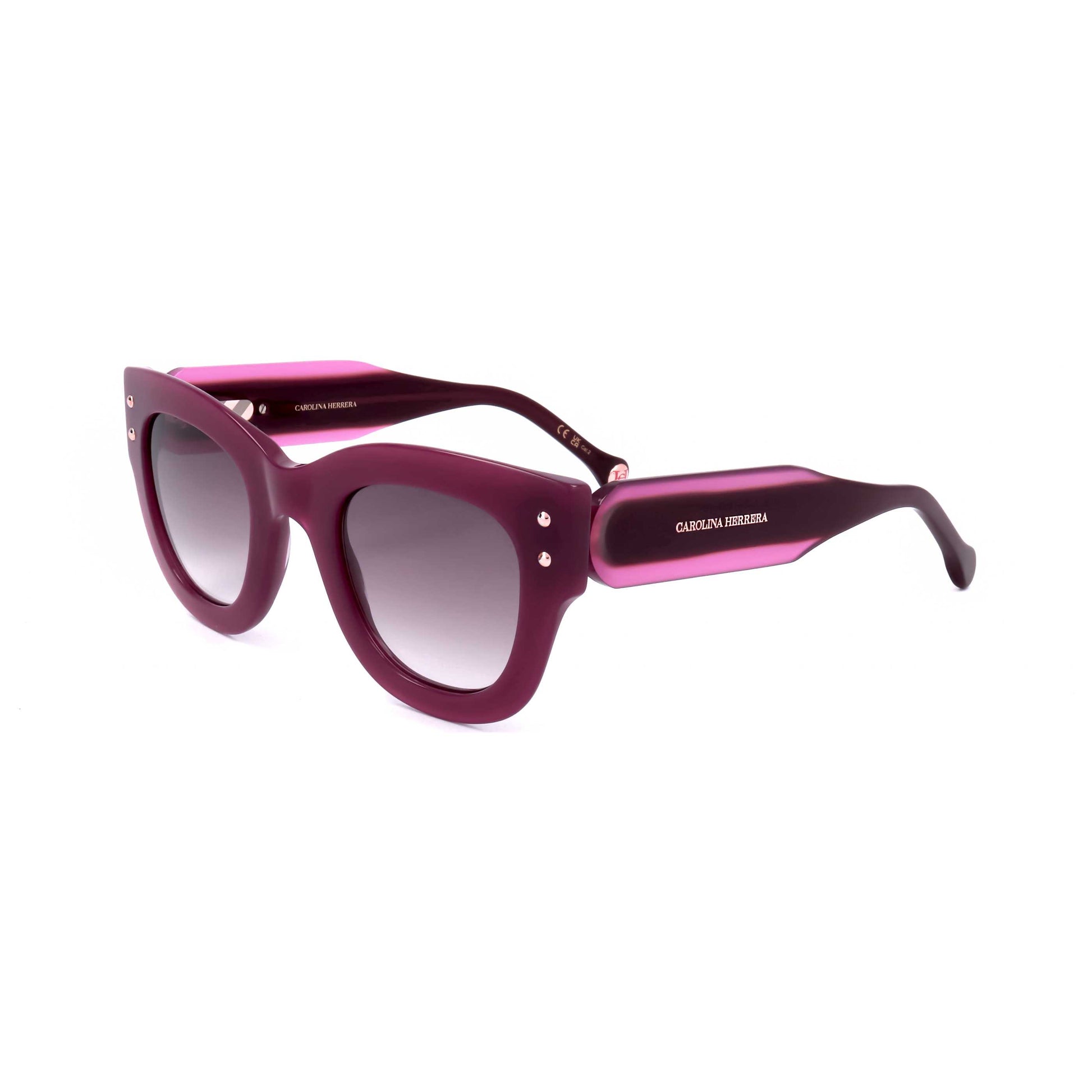 Front view of Carolina Herrera Women's Sunglasses HER0222S-0QHO-DG