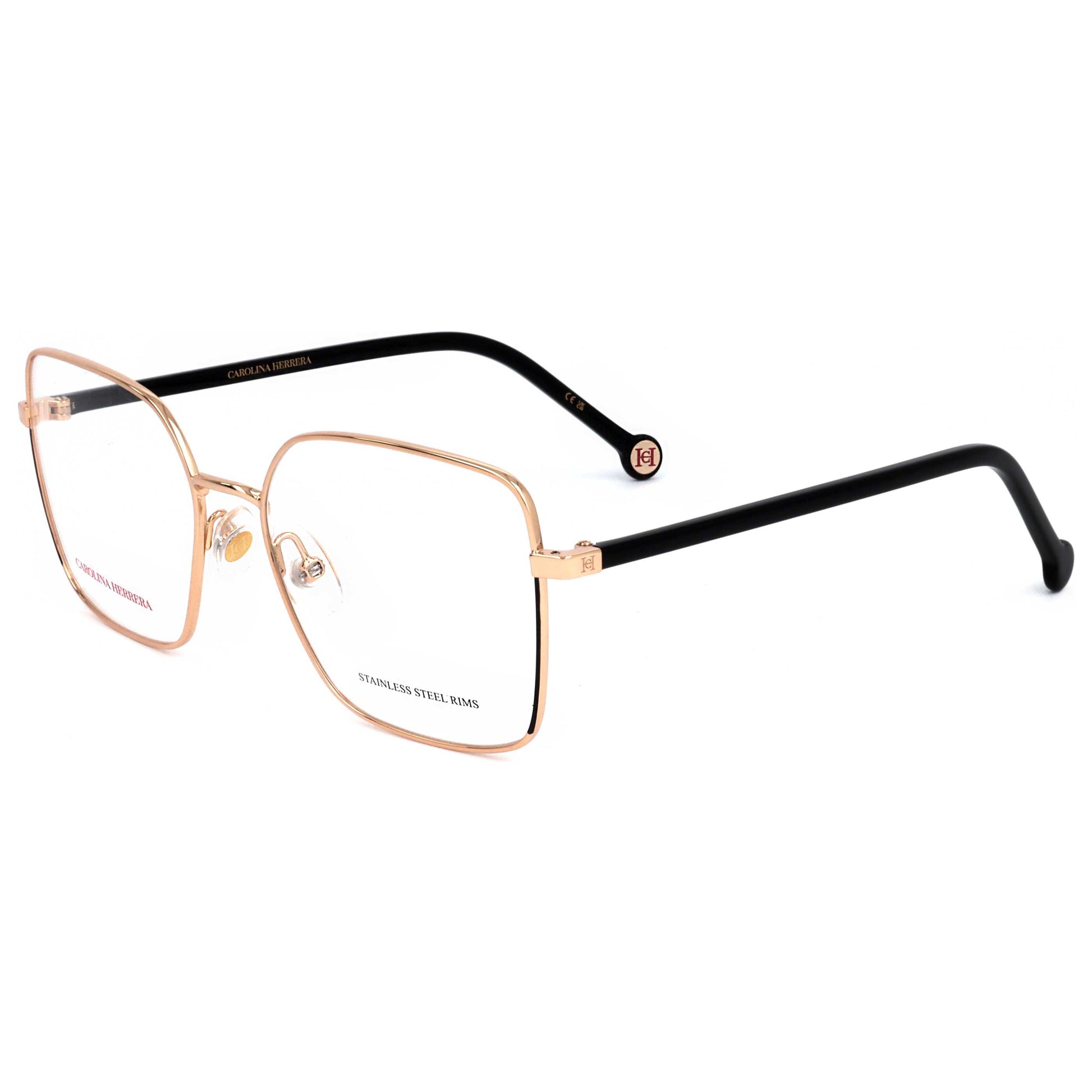 Front view of Carolina Herrera Women's Eyeglasses HER0248-RHL-53